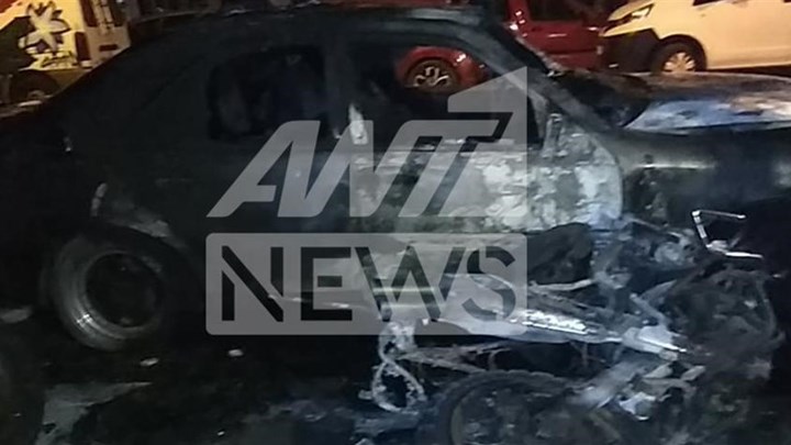 Μπαράζ εμπρησμών τη νύχτα – Φωτιά σε αυτοκίνητα και μηχανές – ΦΩΤΟ