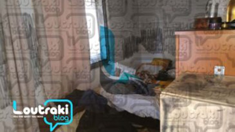 Διπλό φονικό στο Λουτράκι: Εικόνες από το σπίτι όπου έγινε το φρικτό έγκλημα – ΦΩΤΟ – ΒΙΝΤΕΟ
