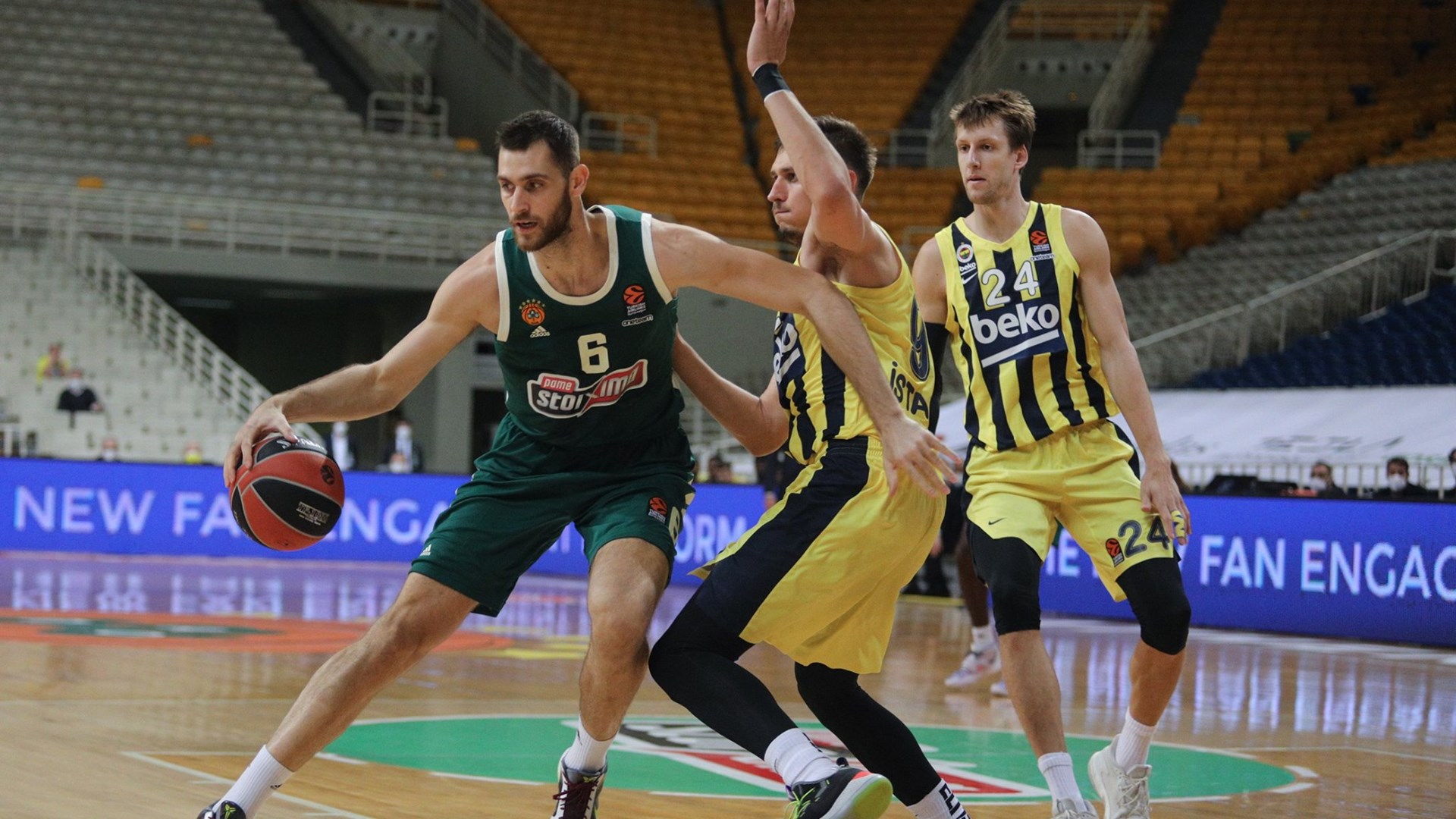 Παναθηναϊκός-Φενέρ 37-30 (ΗΜ.)