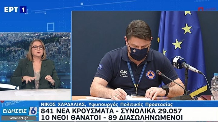 Χαρδαλιάς: Ποιοι εξαιρούνται από τη χρήση μάσκας στις “πορτοκαλί” και “κόκκινες” περιοχές