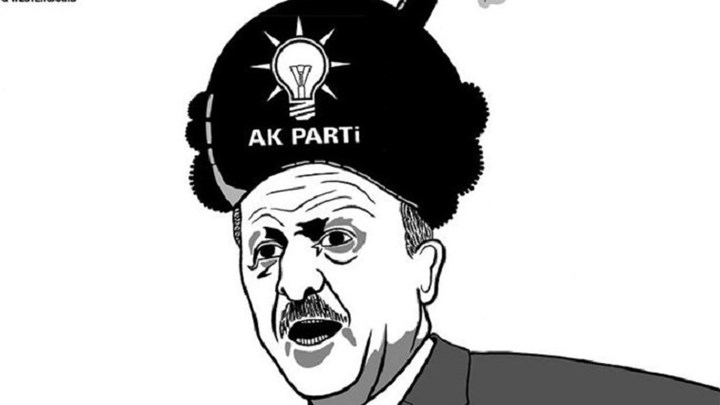 Ερντογάν: Η οργισμένη αντίδρασή του στο σκίτσο που τον αναπαριστά σαν τρομοκράτη