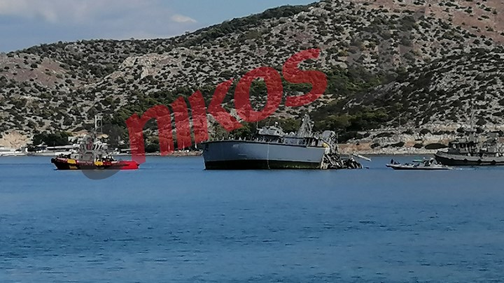 Νέες εικόνες από την κομμένη πρύμνη του ναρκοθηρευτικού “Καλλιστώ” – ΦΩΤΟ αναγνώστη