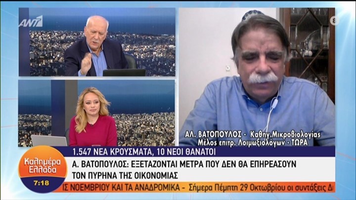 Βατόπουλος: Θέμα ωρών οι ανακοινώσεις για τα νέα μέτρα – ΒΙΝΤΕΟ