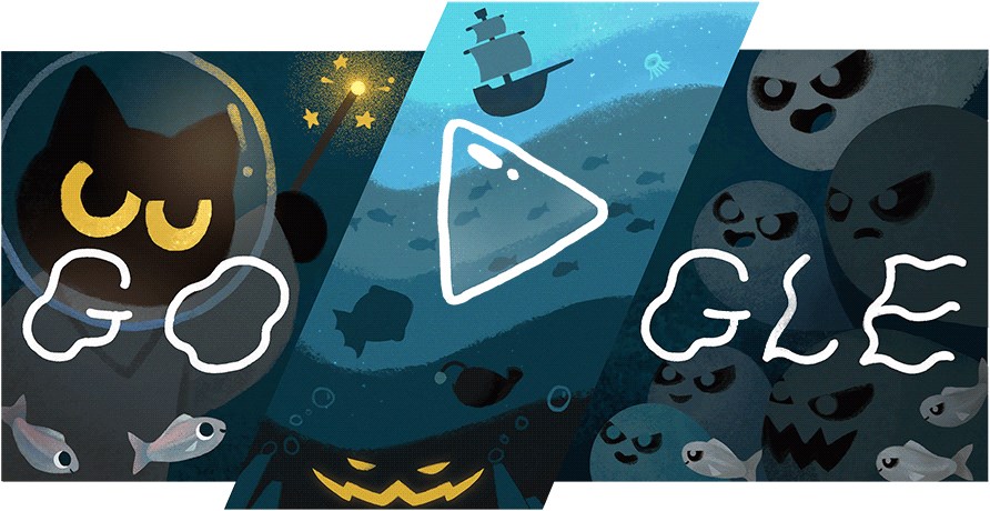 Google Doodle: Αφιερωμένο στο Halloween