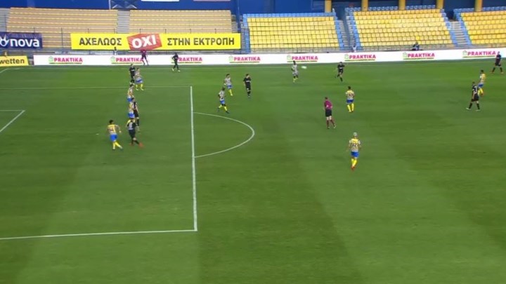 Παναιτωλικός-ΠΑΟΚ 1-1 (54′)