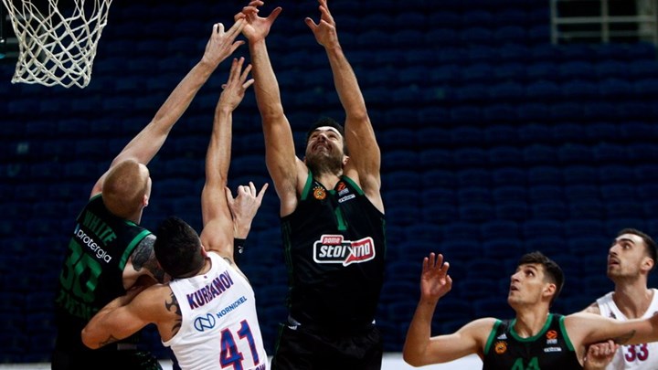 Παναθηναϊκός-ΤΣΣΚΑ Μόσχας 42-51 (ΗΜ.)