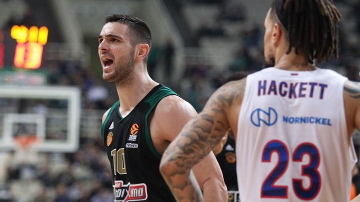 Παναθηναϊκός-ΤΣΣΚΑ Μόσχας 58-65 (30′)