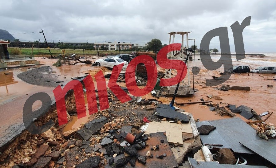 Κακοκαιρία Κρήτη: Εικόνες καταστροφής στον Δήμο Χερσονήσου – ΦΩΤΟ αναγνώστη