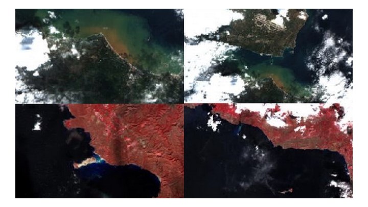 Κρήτη: Η κακοκαιρία άλλαξε το χρώμα της θάλασσας – Φωτογραφίες από τον δορυφόρο