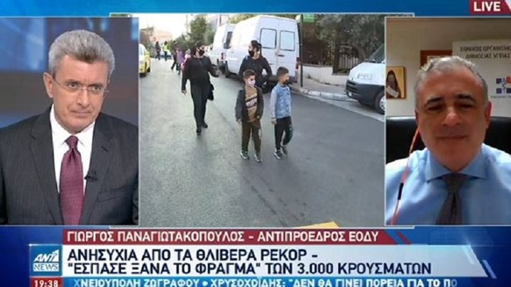 Αντιπρόεδρος ΕΟΔΥ: Είναι ο πόλεμος της γενιάς μας – Είμαι υπέρ του ολοκληρωτικού κλεισίματος των σχολείων