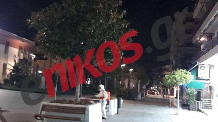 Lockdown – Καλαμαριά: Ερήμωσαν δρόμοι και πλατείες – Ψεκάζουν τα κεντρικά σημεία – ΦΩΤΟ αναγνώστη
