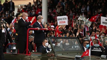 Προκλητικός Ερντογάν από τα κατεχόμενα: Δύο ξεχωριστοί λαοί, δύο ξεχωριστά κράτη