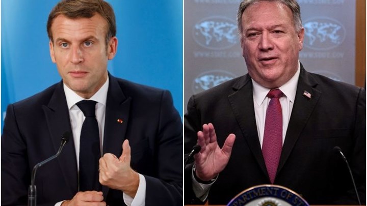Σε βαρύ κλίμα η συνάντηση Μακρόν-Πομπέο – Τι συζήτησαν