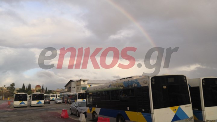 Βοτανικός: Εντυπωσιακό ουράνιο τόξο μετά την καταιγίδα – ΦΩΤΟ αναγνώστη