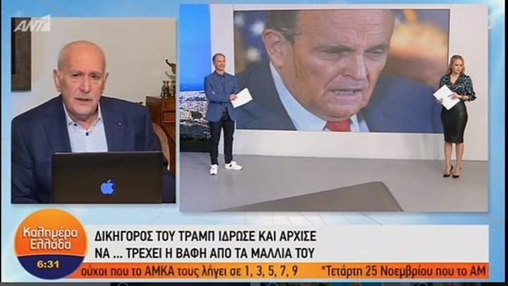 Γιώργος Παπαδάκης όπως… Τζουλιάνι – Η αποκάλυψη του παρουσιαστή για τη…βαφή μαλλιών που έτρεχε