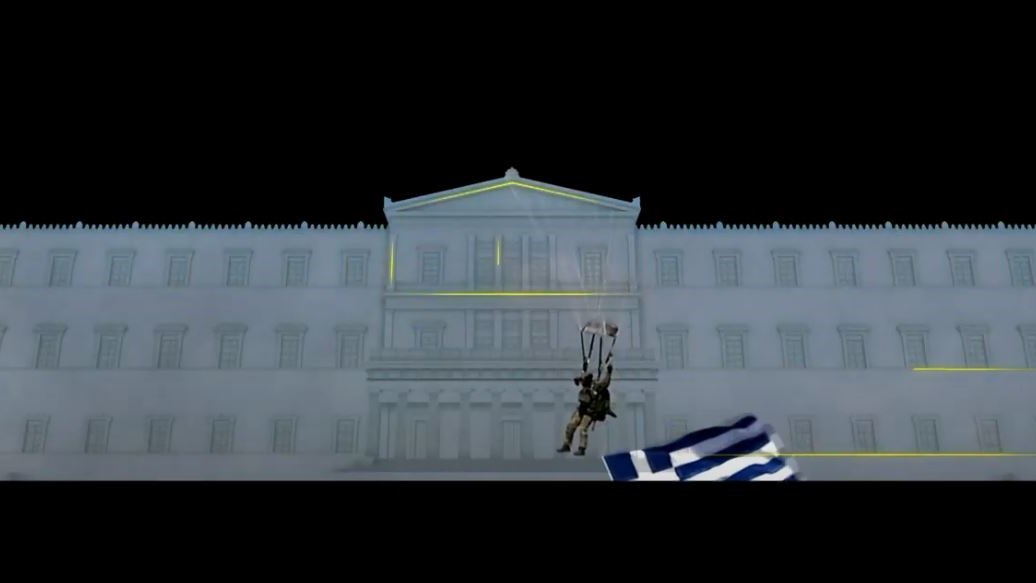 Γιορτή Ενόπλων Δυνάμεων: Αυτό το βίντεο θα προβάλλεται στην πρόσοψη της Βουλής