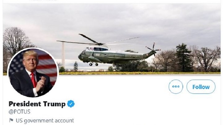 Twitter: Θα πάρει τον έλεγχο του @POTUS από τον Τραμπ στις 20 Ιανουαρίου