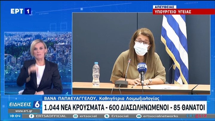 Παπαευαγγέλου: Επιτέλους τα δεδομένα δείχνουν μείωση κρουσμάτων – Πού βρίσκεται ο δείκτης Rt