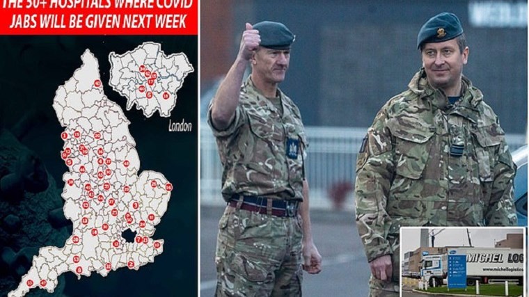 Επιχείρηση Πανάκεια: Πυρετώδεις προετοιμασίες στη Βρετανία για το εμβόλιο – ΦΩΤΟ