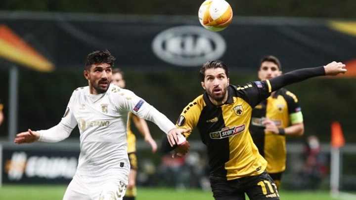 ΑΕΚ-Μπράγκα 0-2 (10′)