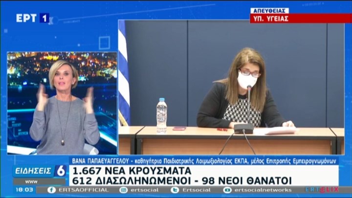 Παπαευαγγέλου: Ας σχεδιάζουμε φέτος διαφορετικά τα Χριστούγεννα – Πάνω από 18.000 τα ενεργά κρούσματα