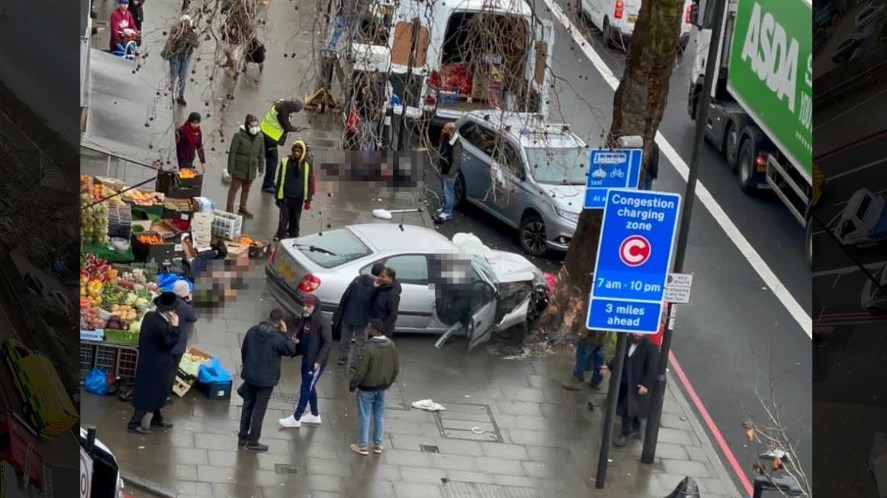 Λονδίνο: “Τρελή κούρσα” αυτοκινήτου – Αναφορές για πολλούς τραυματίες – ΦΩΤΟ
