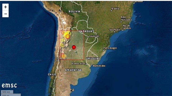 Σεισμός 4,8 Ρίχτερ στην Αργεντινή