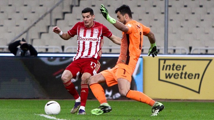 ΑΕΚ-Oλυμπιακός 0-1 (55′)