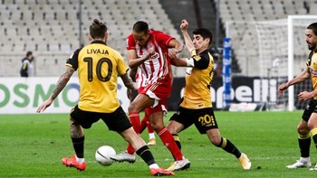 ΑΕΚ-Ολυμπιακός 1-1 (80′)