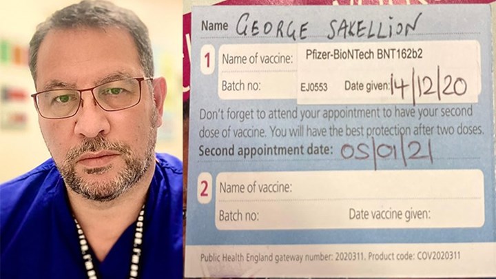 Έλληνας γιατρός στη Βρετανία: Αστείες οι όποιες παρενέργειες του εμβολίου σε σχέση με τη διασωλήνωση