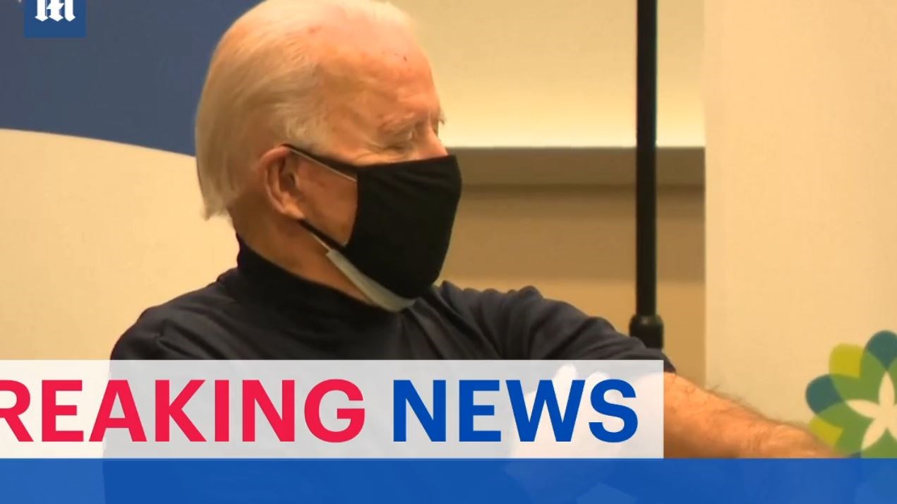 Τζο Μπάιντεν: Έκανε το εμβόλιο μπροστά στις κάμερες – ΒΙΝΤΕΟ