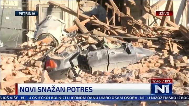 Φονικός σεισμός στην Κροατία: Αυξάνεται ο αριθμός των νεκρών
