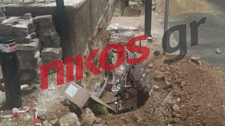 Βύρωνας: “Εγκληματική” αδιαφορία – Ανοιχτό χαντάκι χωρίς μέτρα προστασίας – ΦΩΤΟ αναγνώστη