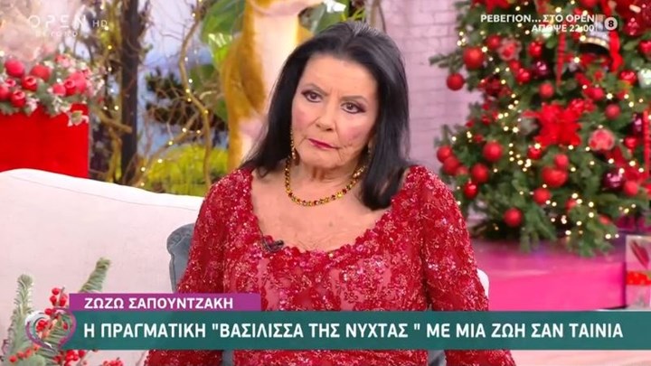 Ζωζώ Σαπουντζάκη: Η εξομολόγηση για το παιδί που έχασε – ΒΙΝΤΕΟ