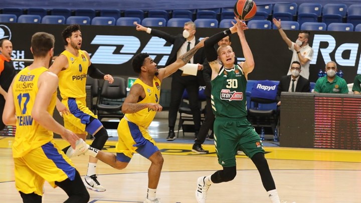 Παναθηναϊκός-Ζενίτ 16-26 (10′)