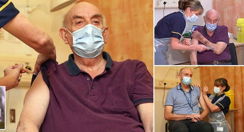 Εμβόλιο AstraZeneca: Ένας 82χρονος ο πρώτος που εμβολιάστηκε – ΦΩΤΟ – ΒΙΝΤΕΟ
