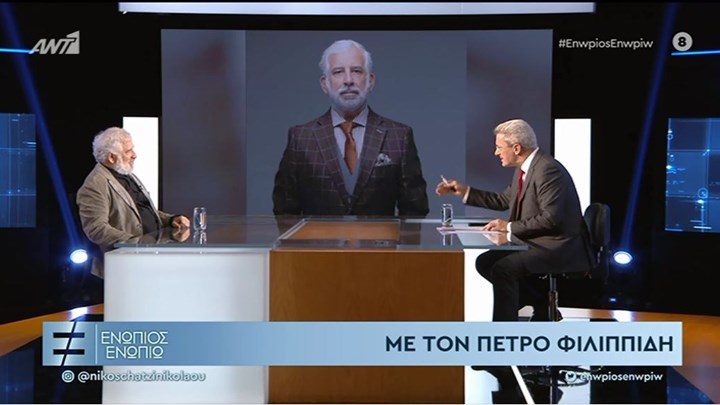 Ο Πέτρος Φιλιππίδης στο “Ενώπιος Ενωπίω” – ΒΙΝΤΕΟ