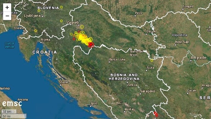 Σεισμός ΤΩΡΑ στην Κροατία