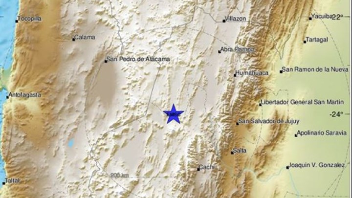 Ισχυρός σεισμός ΤΩΡΑ στην Αργεντινή