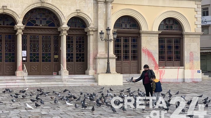 Ηράκλειο: Βανδάλισαν τον Μητροπολιτικό Ναό του Αγίου Μηνά