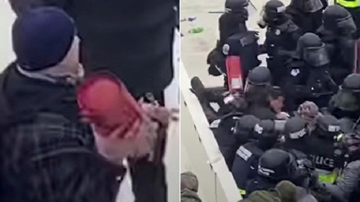 Επεισόδια – ΗΠΑ: Νέο ΒΙΝΤΕΟ από την επίθεση στους αστυνομικούς έξω από το Καπιτώλιο