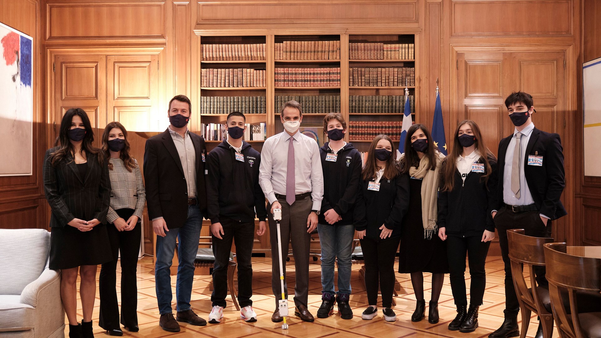 Μητσοτάκης στους χρυσούς Ολυμπιονίκες ρομποτικής: “Μας κάνετε υπερήφανους”