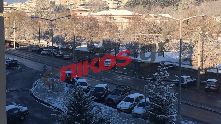 Κακοκαιρία “Λέανδρος”: “Άσπρισαν” και τα Γρεβενά – ΦΩΤΟ αναγνώστη