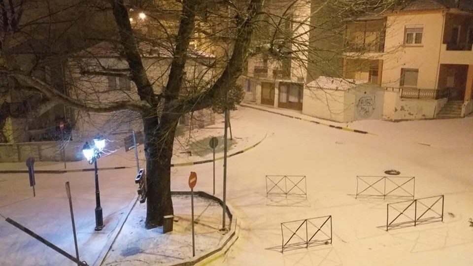 Κακοκαιρία “Λέανδρος”: Το “έστρωσε” στην Κοζάνη