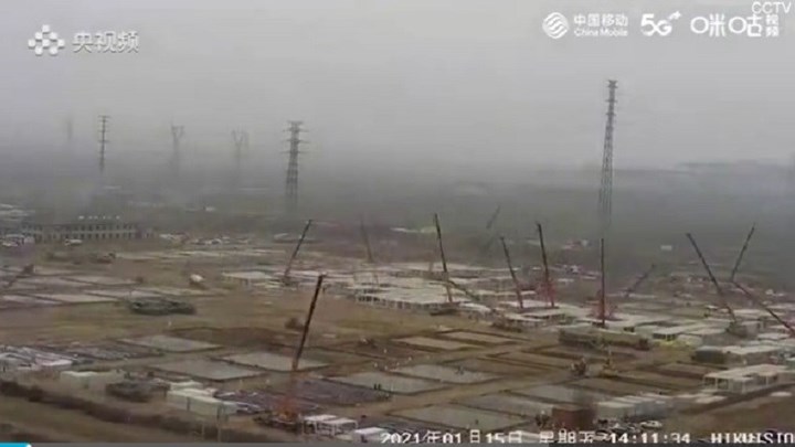 Κορονοϊός – Κίνα: Εντυπωσιακό ΒΙΝΤΕΟ από την κατασκευή κέντρου καραντίνας κοντά στο Πεκίνο