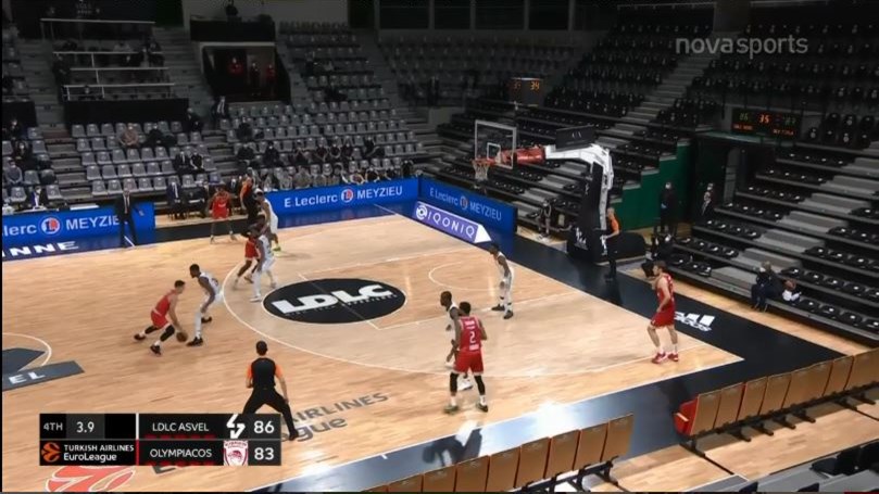 Κώστας Σλούκας: Η “τρίποντη βόμβα” που χάρισε στον Ολυμπιακό το διπλό στη Γαλλία – ΒΙΝΤΕΟ