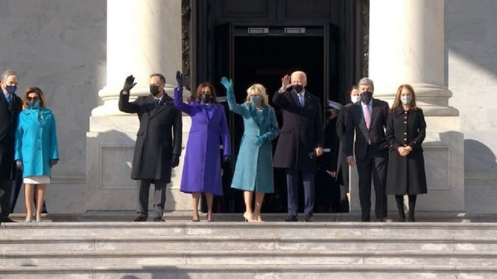 ΗΠΑ: Η στιγμή που ο Τζο Μπάιντεν φτάνει στο Καπιτώλιο