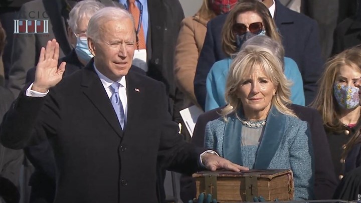 O Tζο Μπάιντεν ορκίστηκε 46ος πρόεδρος των ΗΠΑ