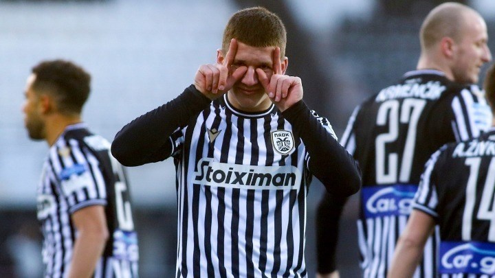 Σόου Τζόλη στο 5-0 του ΠΑΟΚ επί της ΑΕΛ