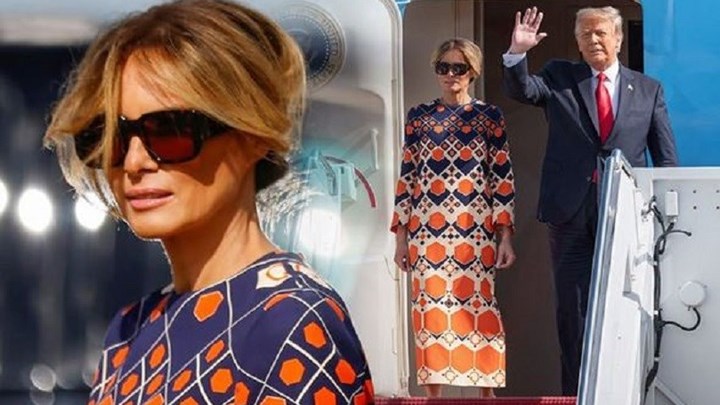 Μελάνια Τραμπ: Φορώντας εντυπωσιακό καφτάνι Gucci έφτασε στη Φλόριντα – ΦΩΤΟ – ΒΙΝΤΕΟ